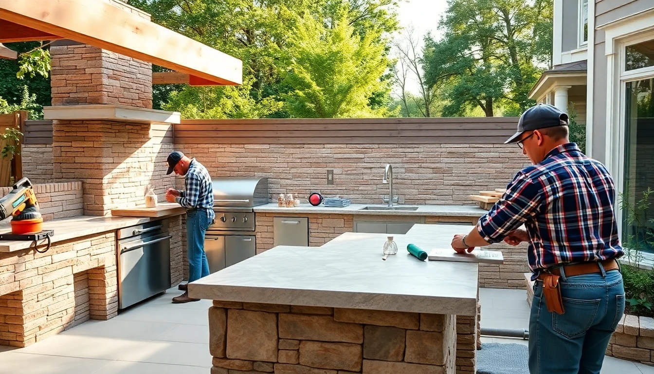 Backyard Outdoor Kitchen Build